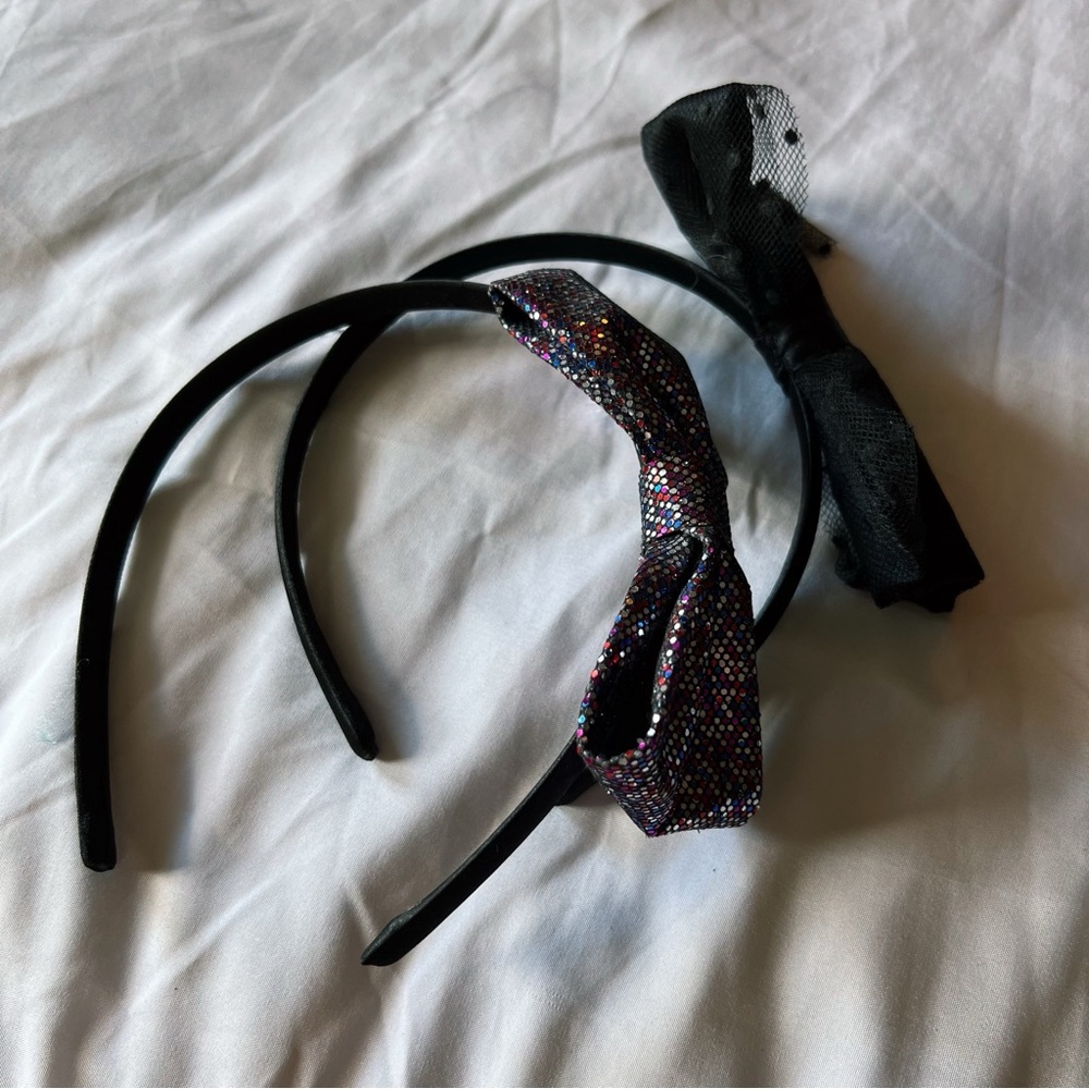 Oversized Big Bow Headband Set